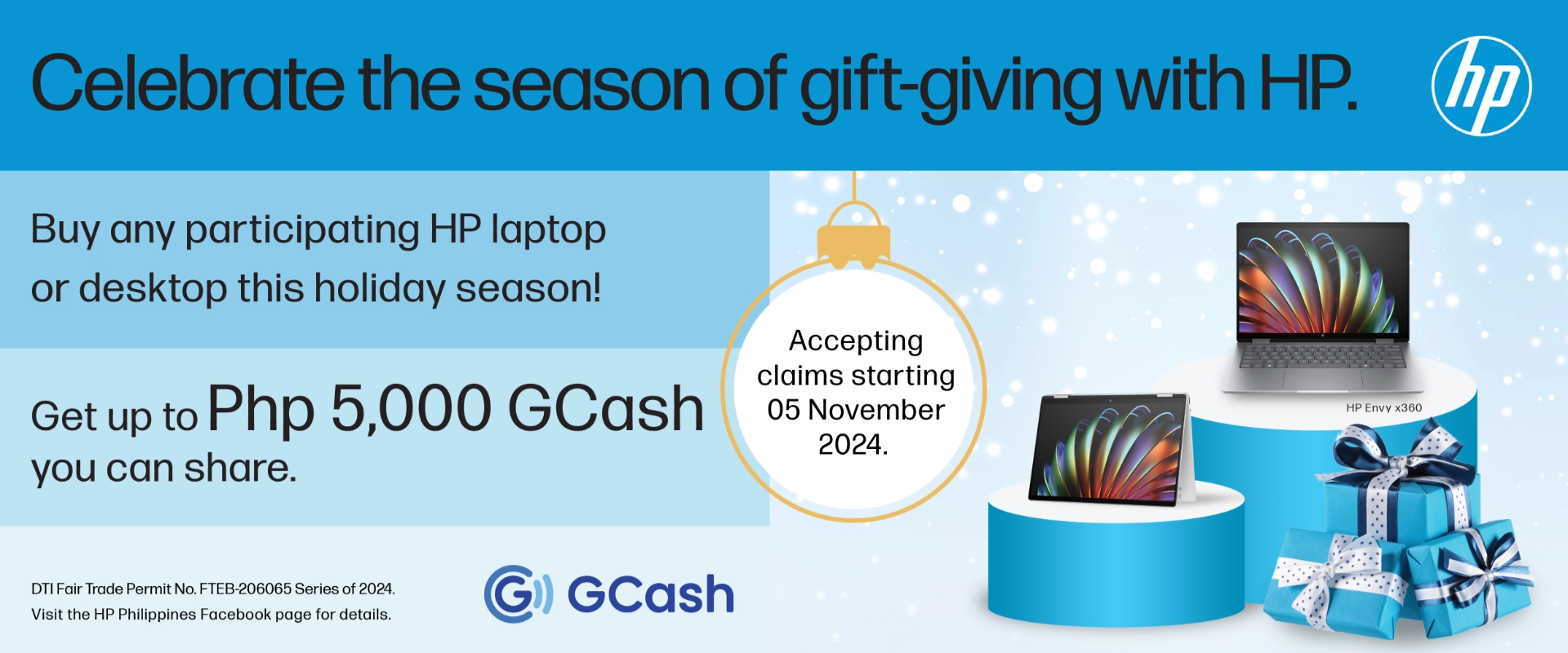 HP GCash holiday promo 2024