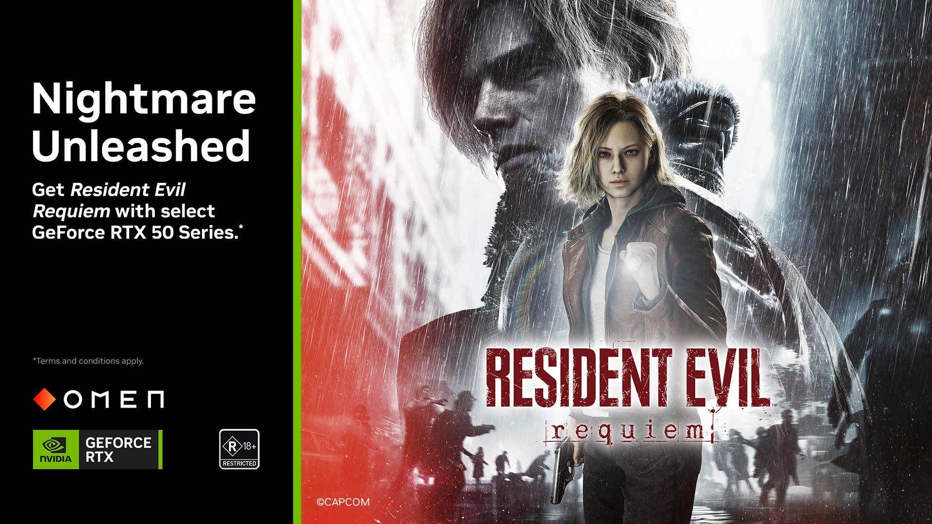 HP x NVIDIA GeForce RTX 50 series Game Bundle